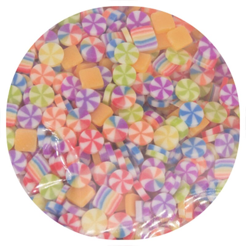 30g doux polymère argile tranches noël bonbons arrose pour Slimes remplissage charmes moelleux boue remplissage bricolage artisanat accessoire