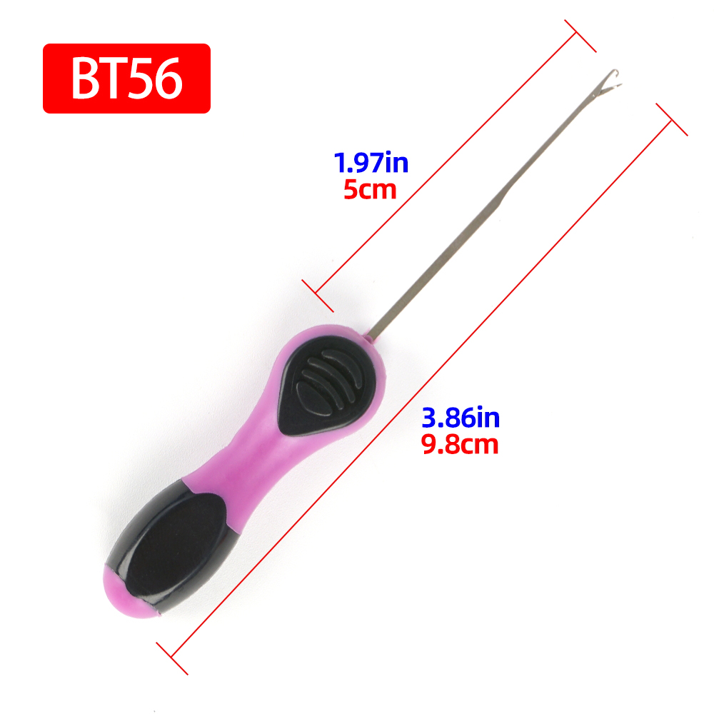 Hirisi Carp Fishing Bait Needle Set Pop Up Boilie Rigs Splicing Needle Carp Hook Link Making Tools Fishing Accessories BT53: Red