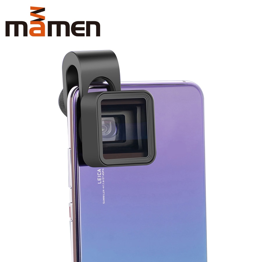 1.33X Anamorphic Lens Deformation Fimmaking Mobile Phone Lens Widescreen Movie Wide-Angle Camera Lens for iPhone Samsung Phones
