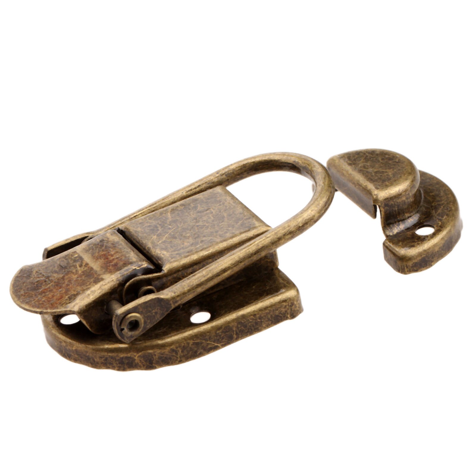 1pc 60*34mm Iron Box Latch Hasps Wine Wooden Box Case Toggle Latch Suitcase Hasp Hardware Tools