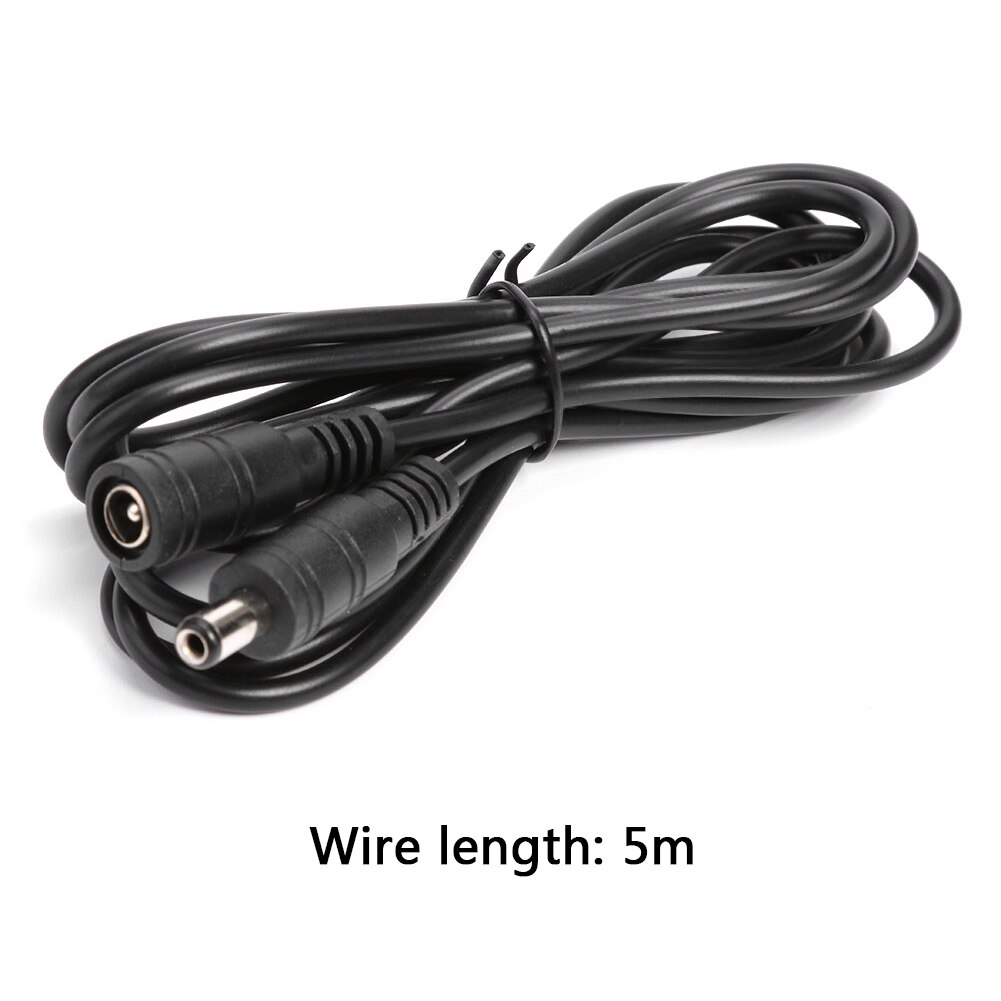 1Mm Mannelijke Vrouwelijke Power Verlengkabel 5.5x2. Draagbare Huishoudelijke Muziek Audio Decoratie Voor Thuis Cctv Camera Led Strip: 5m