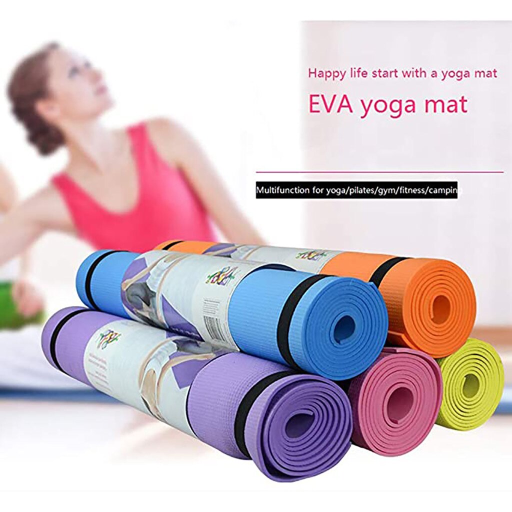 Yoga Mat Pvc Yoga Matten Anti-Slip Deken Gymnastiek Sport Gezondheid Afvallen Fitness Oefening Pad Sport Yoga Mat