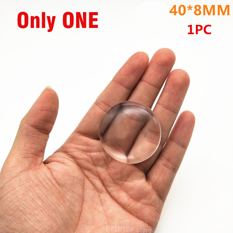 6pcs Self-adhesive Transparent Soft Silicone Wall Protector Round Doors Stop Muffler Non-slip Door Handle Bumper Protective Plug: Silver