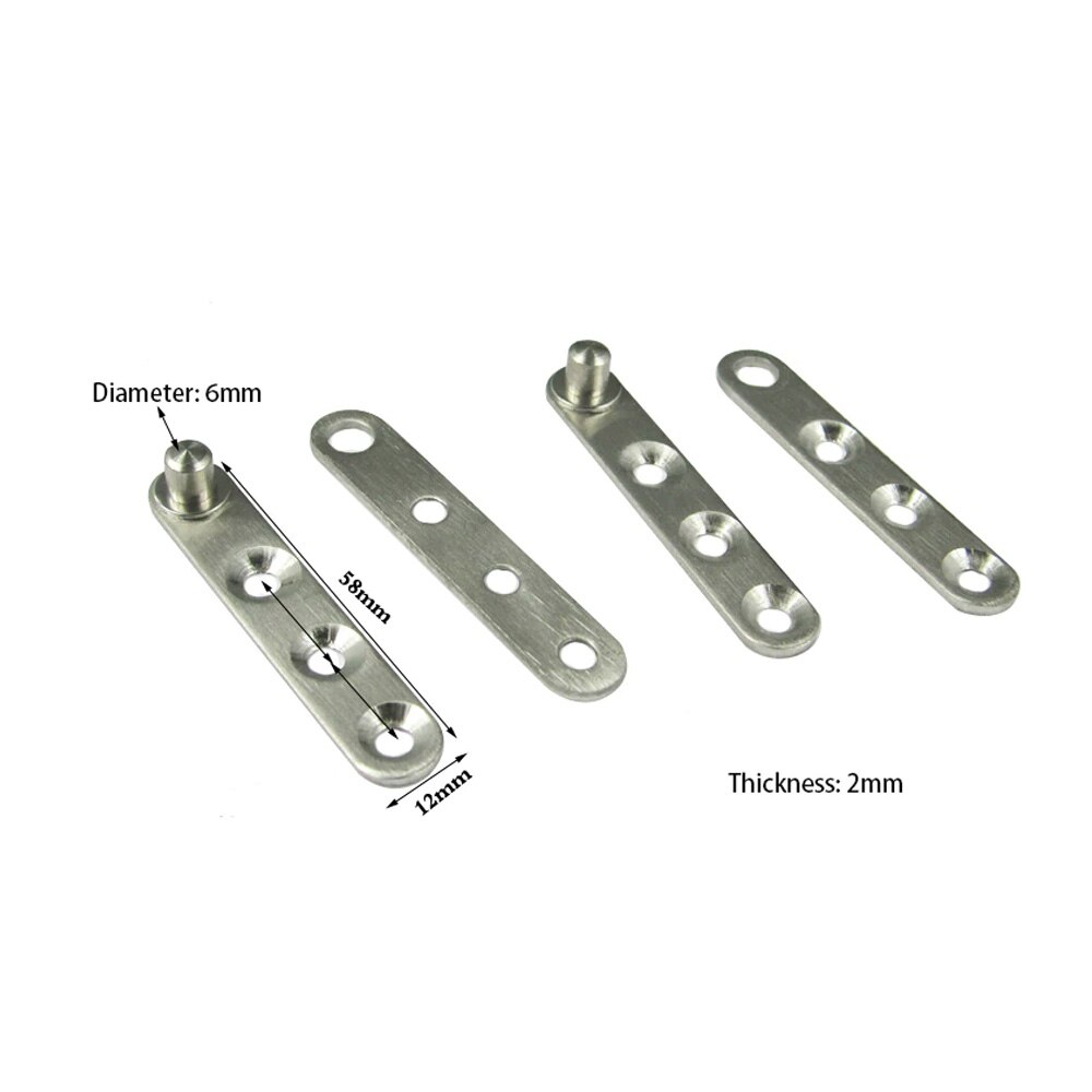 YUMORE 10PCS/LOT Stainless Steel Doors Hinge Rotating Positioning Concealed Cabinet Hinge Window Furniture Shaft Rotation Hinge