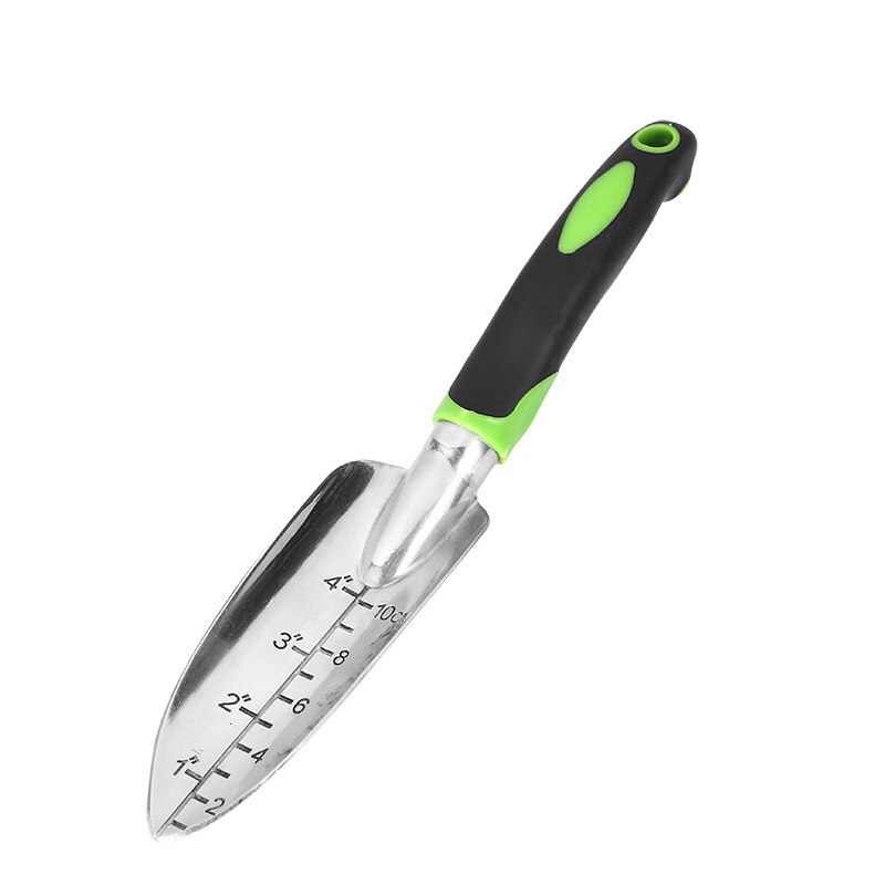 Herramientas de mano de aleación de aluminio escarda, rastrillo, pala, deshierbe, herramientas de excavación, herramientas de plantación de jardín, novedad