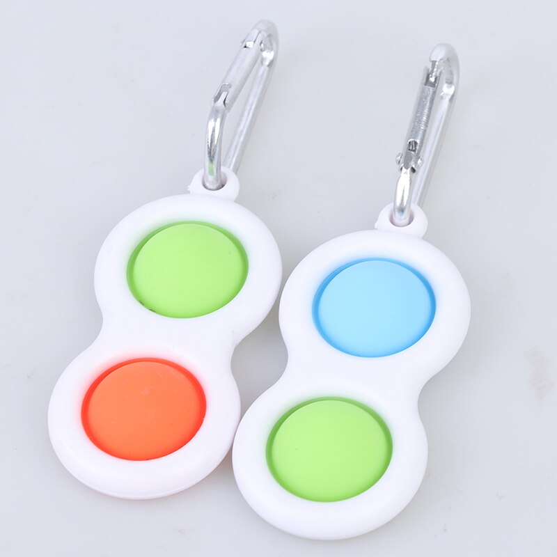 Simple Dimple Fidget Toys Fat Brain Toys Stress Relief Keychain Hand Sensory Toy