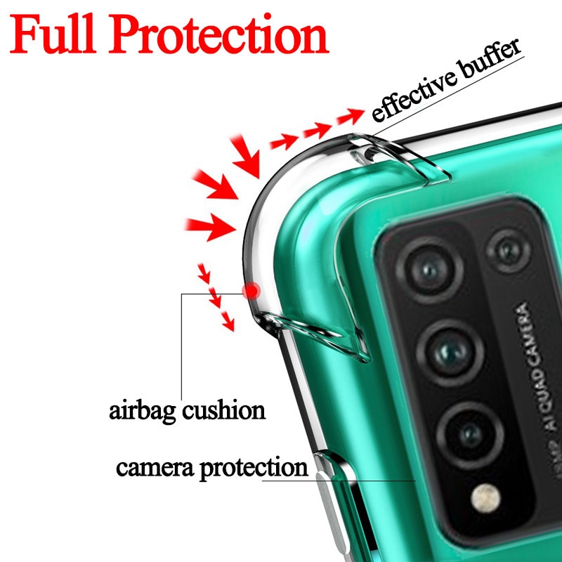 чехол, Case honor 10x lite Armor shockproof Cover honor 10 x lite clear phone Case homor x10 lite Smartphone Back Cover 10x-lite