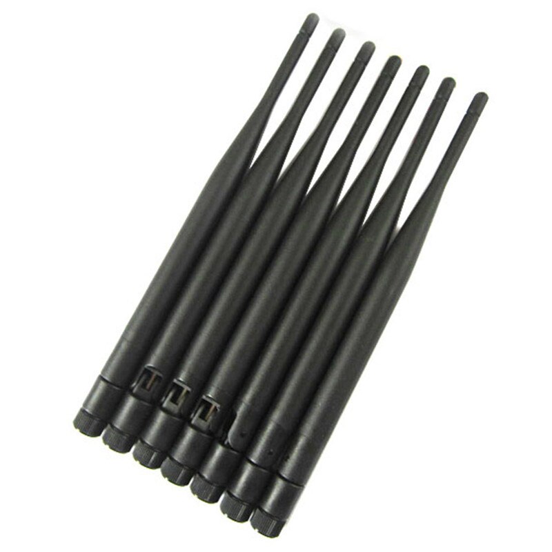 1/2pcs 6dBi 2.4GHz Wireless WAN Pigtail 6dBi Antenna Dual Band WiFi RP-SMA Antenna