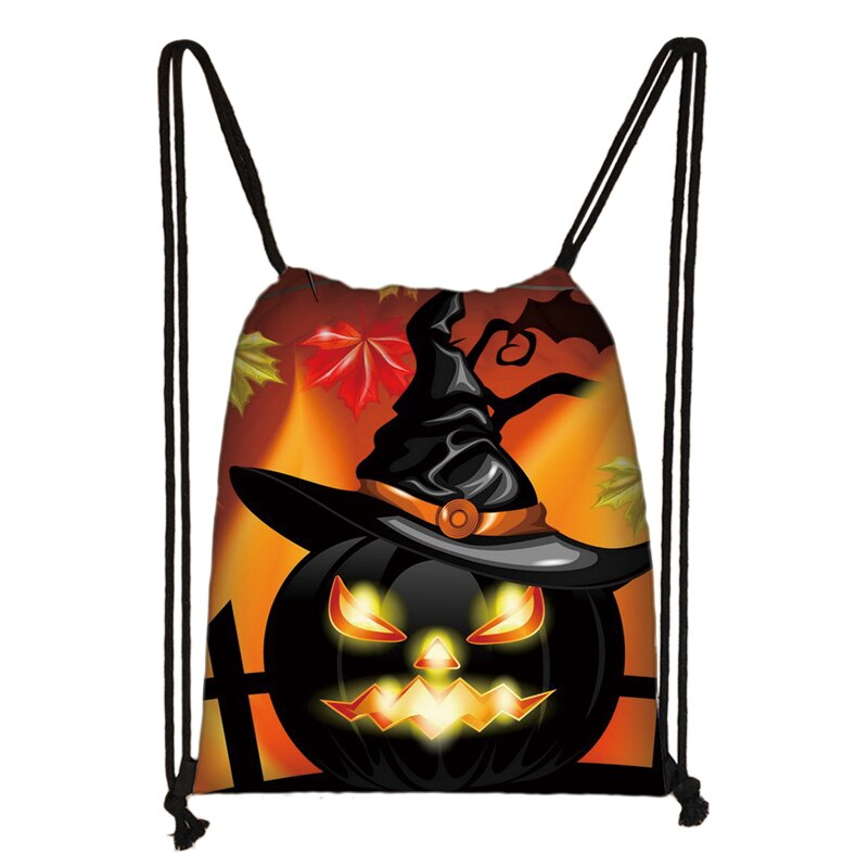 Honkus ponkus heks eend trekkoordtas halloween dames opbergzakken hocus pocus rugzak meisjes snoepboek tas: Skdholloween 12