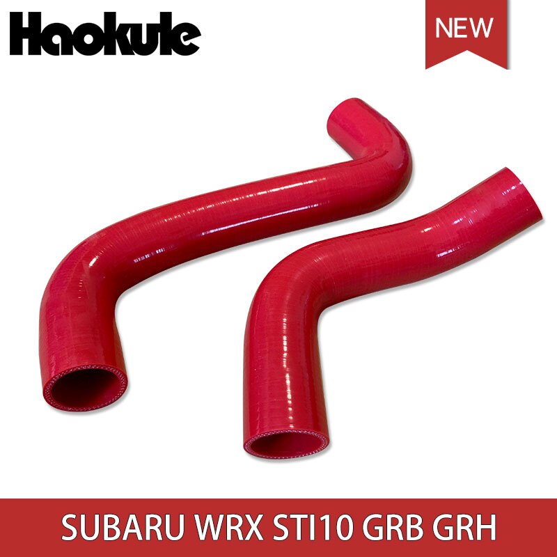 Prestaties Radiator Siliconen Slang Kits Voor Subaru Impreza Wrx STI10 Grb Grf Blauw Rood En Zwart: Rood