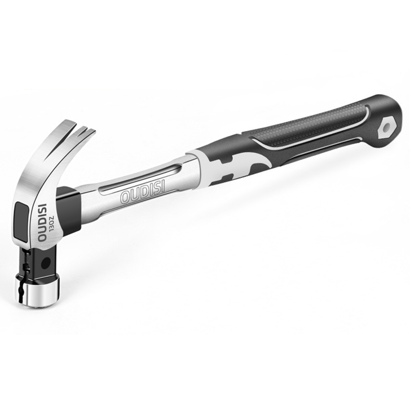 Claw Hammer Magnetic Nail Hammer for Outdoor Camping Daily Work Home Construction Use Impact-Resistant High-Hardness M0XC: D