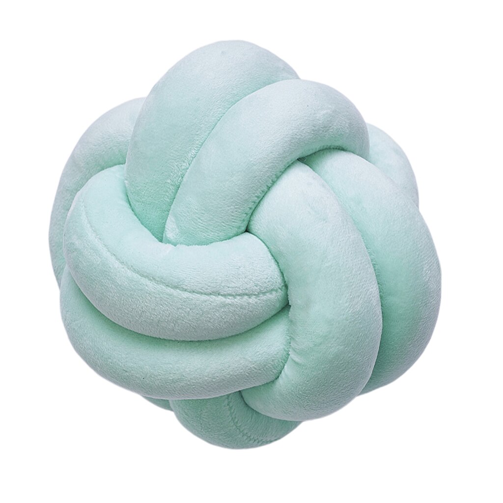 Knoop Bal Kussen Baby Kussen Voor Kids Meisjes Jongens Decor Bed Kamer: Green