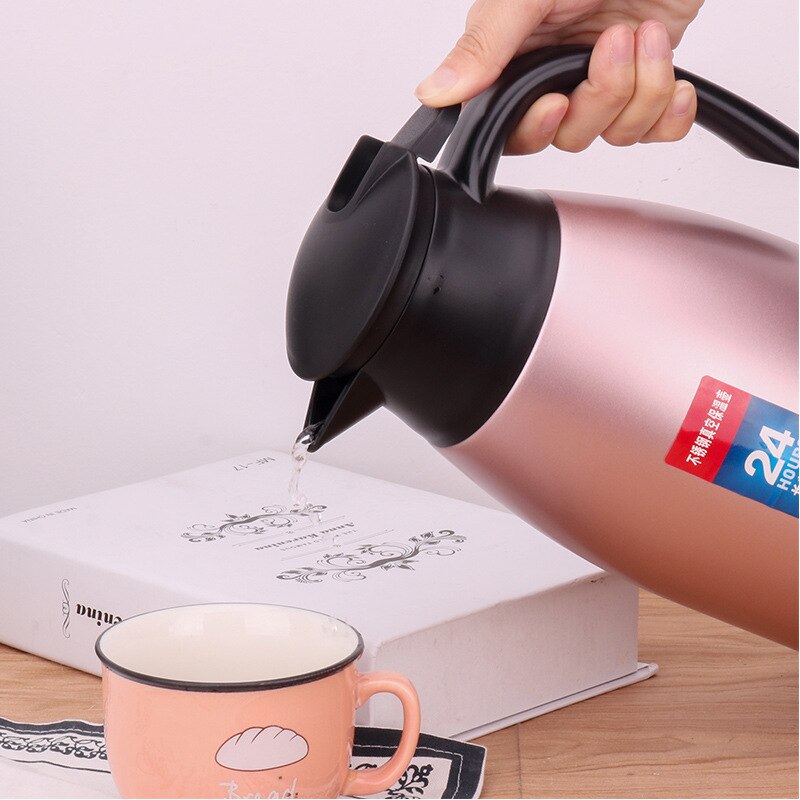 Stainless steel welcome pot insulation pot double vacuum coffee pot kettle home pot 3