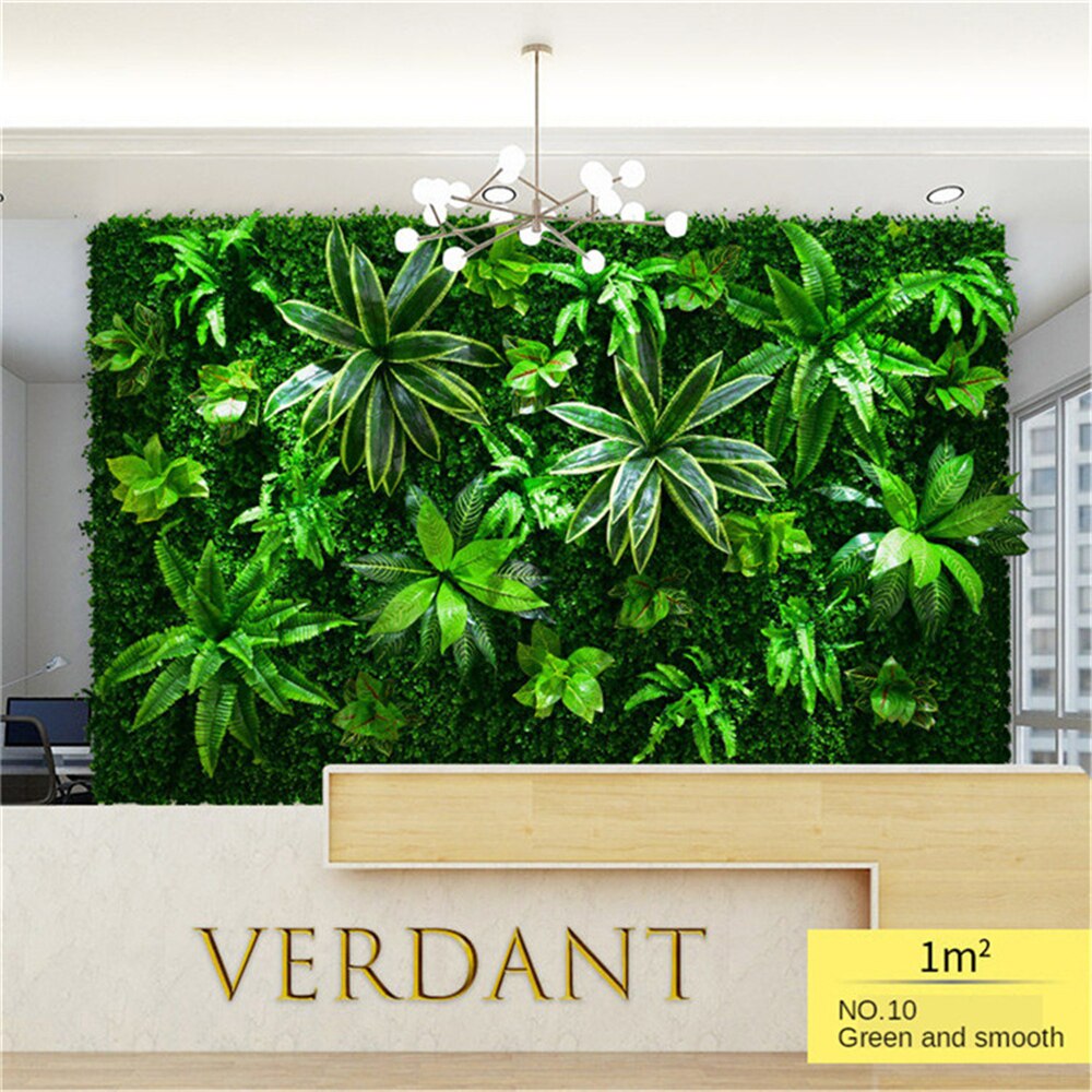 B-LIFE gazon artificiel faux gazon tapis épais synthétique gazon tapis intérieur extérieur jardin pelouse paysage décoration plantes mur: P 10