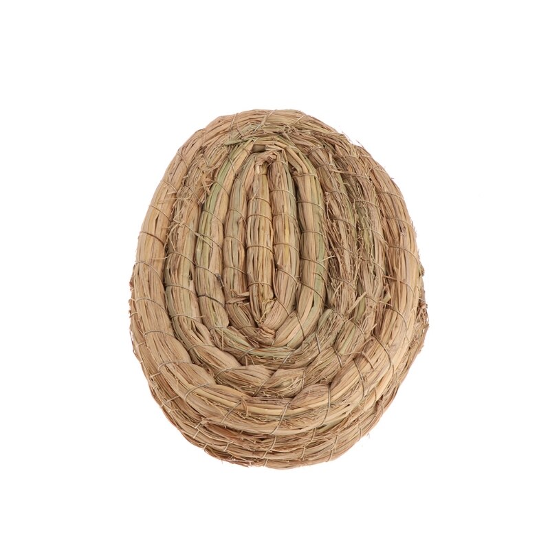 Pet Nest Woven Natural Straw Hamster Rabbit Guinea Pigs Warm House Handmade Cage