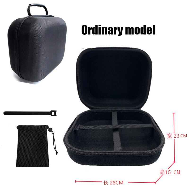 Bolsa de almacenamiento EVA a prueba de golpes, funda protectora portátil, Maleta de transporte para Oculus Quest 2 Quest 1, sistema de realidad Virtual Acc: L Black