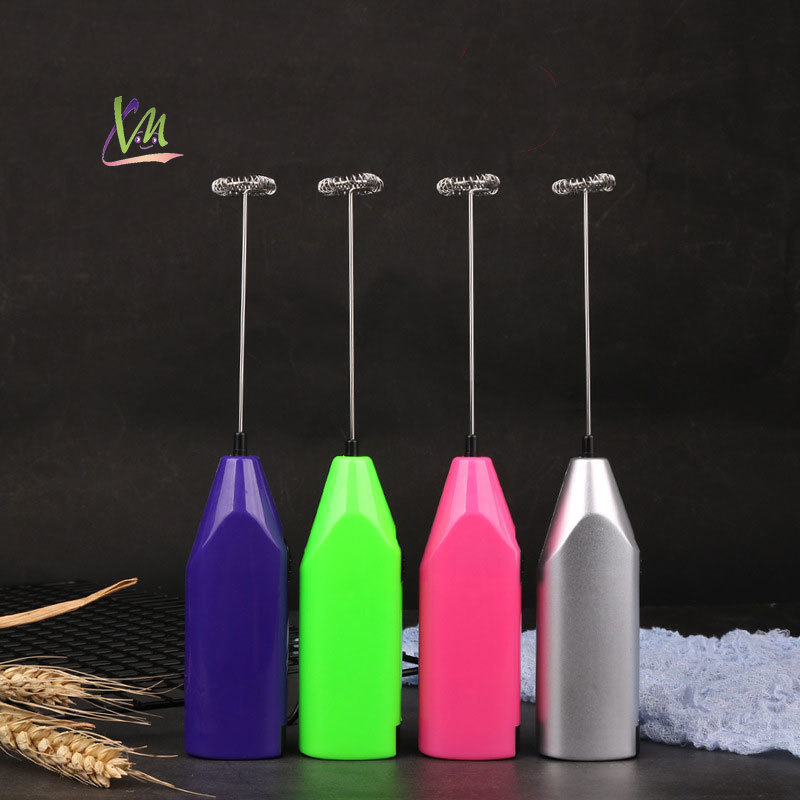 Bärbar mixer elektrisk äggvisp mjölkbubbla kafferörare kökspryl lämplig för tårtmixer