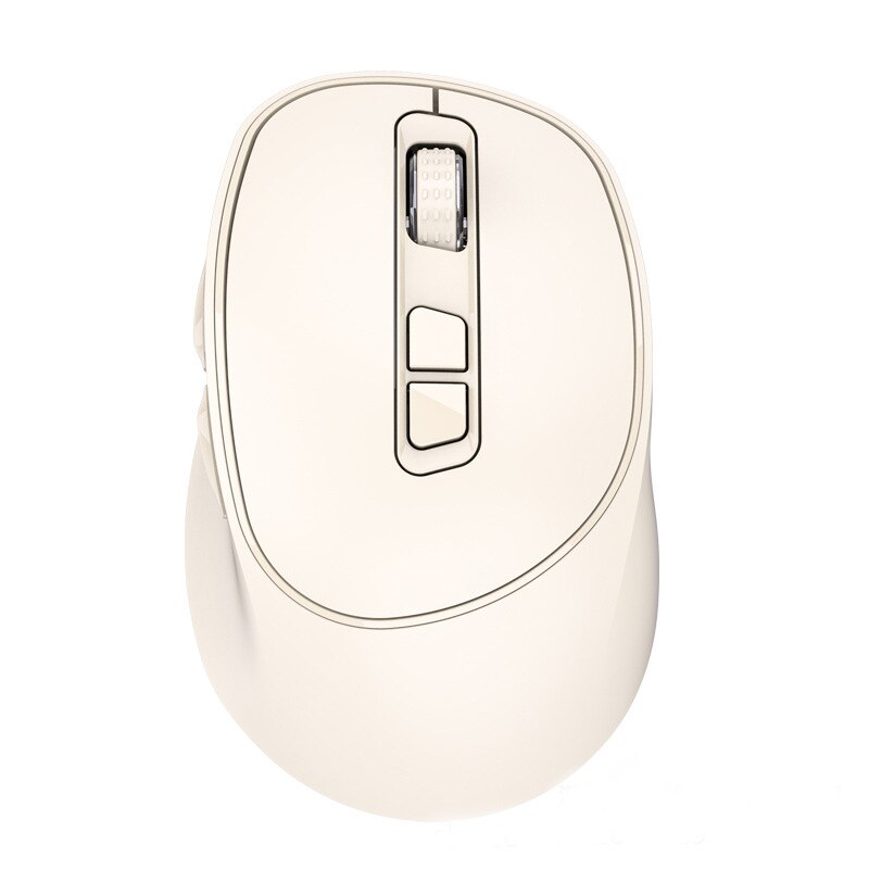 SeenDa Rechargeable Wireless Mouse for Laptop 2.4g Wireless Optical Computer Mouse Vertical Ergonomic: White