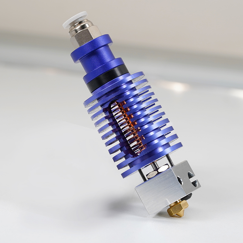 Bimetall-Wärme brechen V5 Hotend V6 Düse für ANYCUBIC I3 mega X S mega Profi Chiron DIY Ender-3 CR10 Super Ganzmetall-Druckerkopf: Weiß