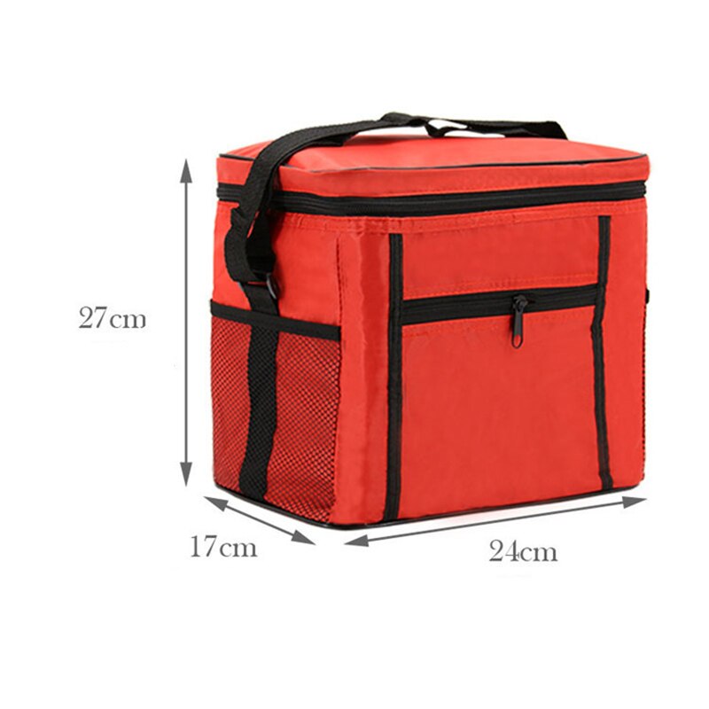 Cooling Bag Lunch Box Foldable Car Ice Pack Picnic Large Takeaway Insulation Package Thermo Bag Refrigerator Freezer for Camping