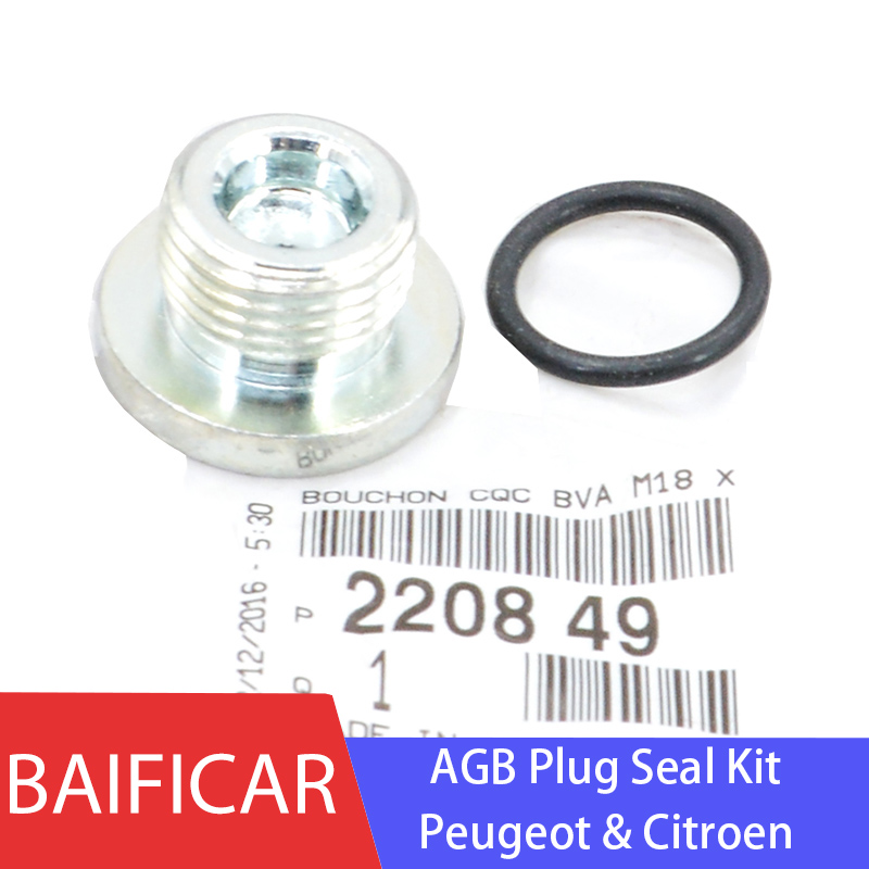 Baificar Brand Genuine Gearbox AGB Plug Seal Kit 220849 220946 For Peugeot &amp; Citroen