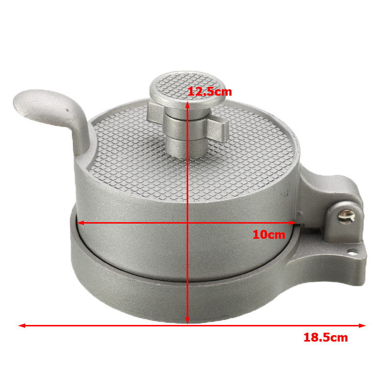 Verstelbare aluminiumlegering hamburger vlees pers gereedschap handmatige hamburger rundvlees patty vorm antiaanbak hamburger vlees pastei maker keukengereedschap