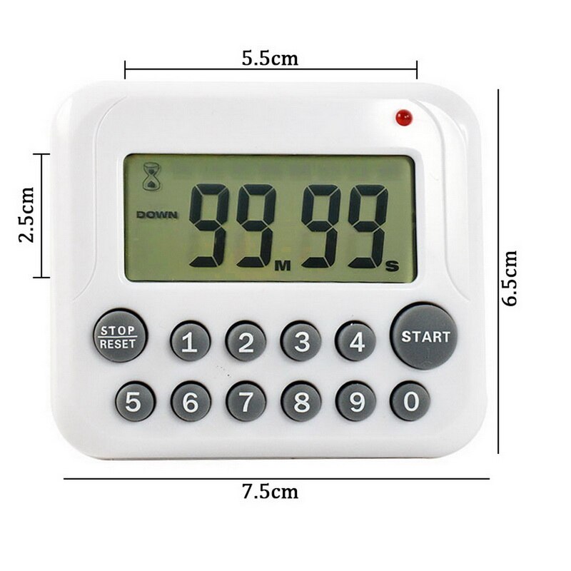 LCD Digital Kitchen Timer For Cooking Baking Sports Games Portable Count Down/Count Up Timer Mini Loud Alarm Timer Clock#1