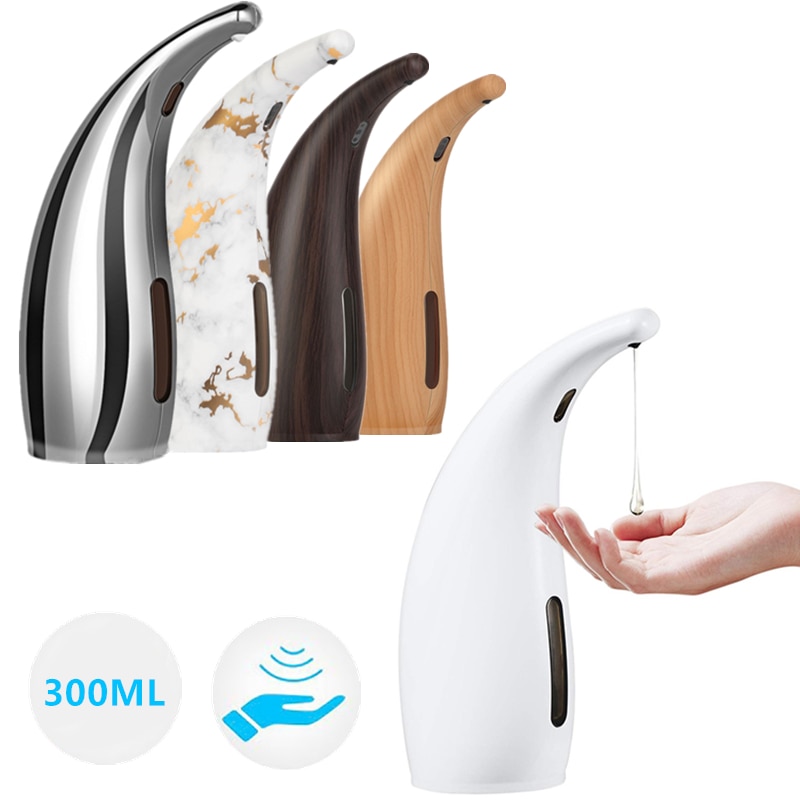 Schlecht 300ML Seife Spender Automatische Flüssigkeit Seife Spender Infrarot Clever Sensor Küche Touchless Schaum Shampoo Spender