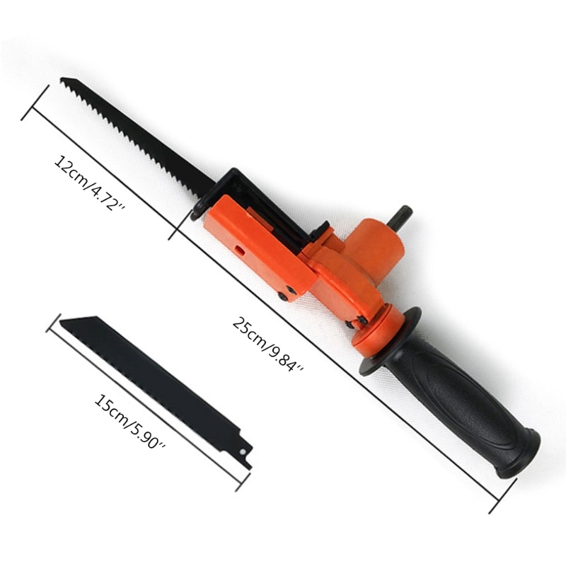 Reciprocating Saw Attachment Adapter Change Electric Drill Into Jig Saw Tool