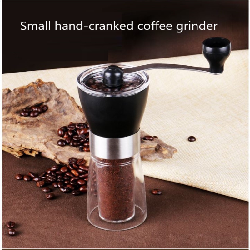 Handleiding Keramische Koffiemolen Wasbaar Abs Keramische Kern Roestvrijstalen Huis Keuken Mini Manual Hand Koffiemolen