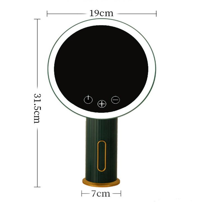 3 farbe LED Eitelkeit machen-hoch-Spiegel Licht Wiederaufladbare Stand Licht Reise Tragbare Lampe machen-hoch Kosmetische Dressing Tisch Schreibtisch Spiegel