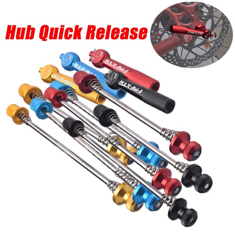 Road Bike Wheel MTB Quick Release Skewers Locking Security Anti Theft Skewer Set Wheel Hub Skewers