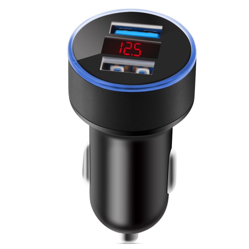 Cargador de teléfono con pantalla LED 3.1A, cargador de coche con USB Dual para chevrolet cruze lacetti aveo captiva trax sail para GAZ Gazelle