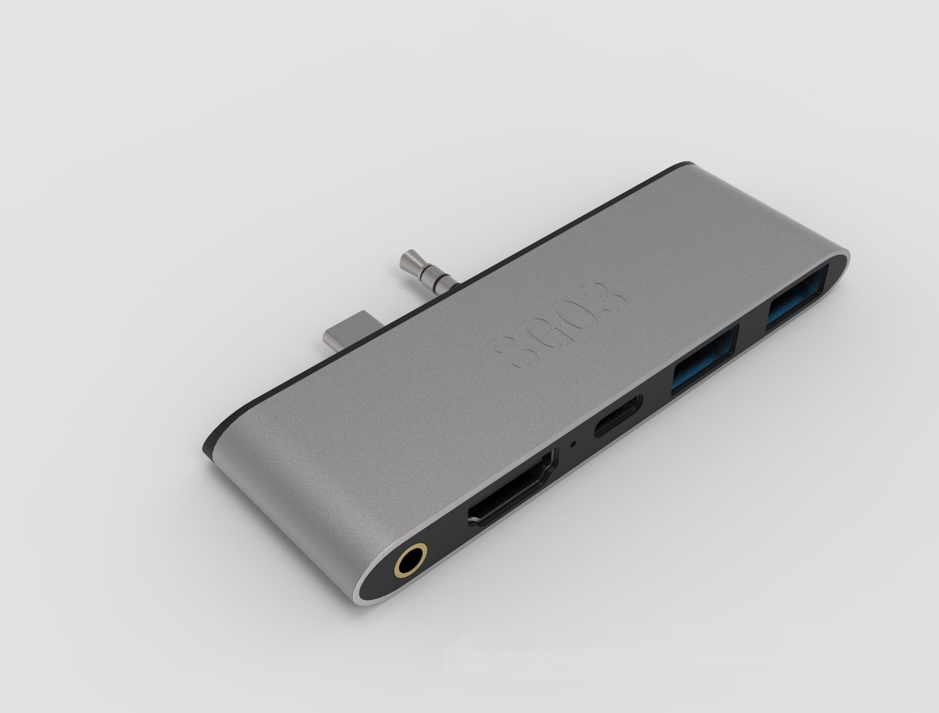 Oppervlak Go Usb C Naar Hdmi Usb 3.0 Aux Oppervlak Go Docking Station Usb C Hdmi Adapter Met 4K type-C: new version