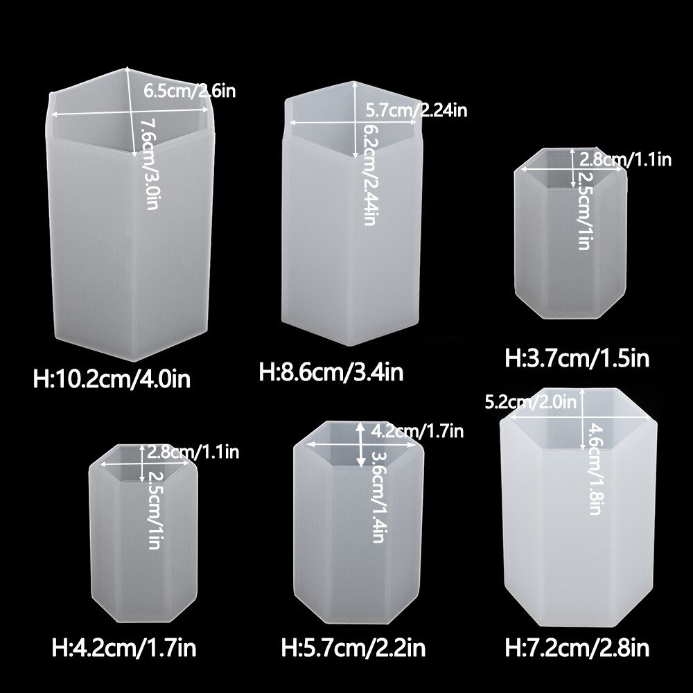 1PC Zylinder Kristall Kleber Harz Mold Silikon Casting Mould Kerze Form Epoxy Schmuck, Der Formen DIY Handgemachte Handwerk Werkzeuge