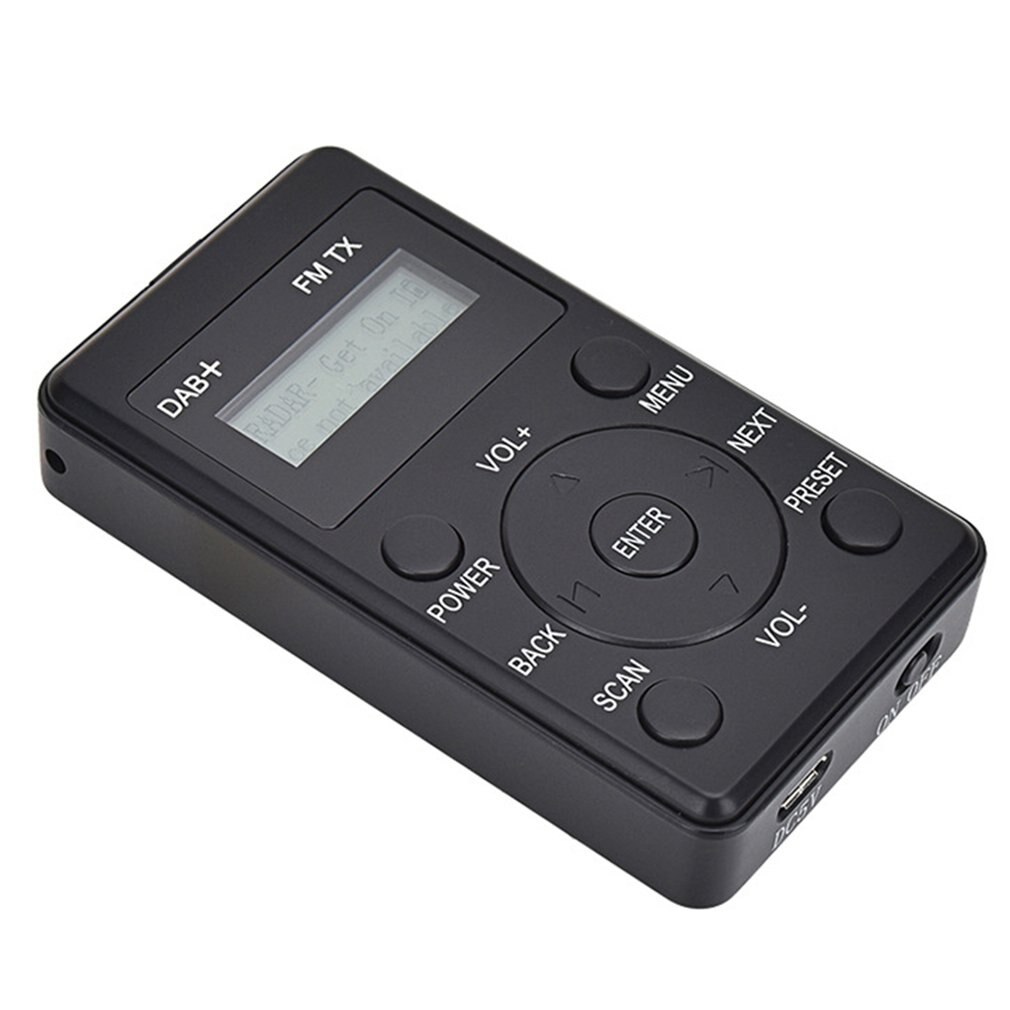 Portable Mini DAB+ Digital Car-mounted Radio Receiver Car Mounted FM Stereo Music Audio Receiver Car-mounted Digital Radio