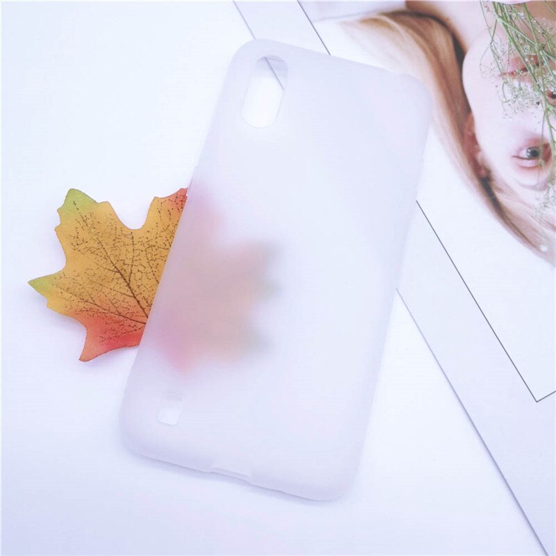 Case Voor Samsung A01 Case Soft Silicon Back Cover Voor Samsung Galaxy A01 GalaxyA01 Een 01 A015 5.7 Inch Coque bumper Leuke: White