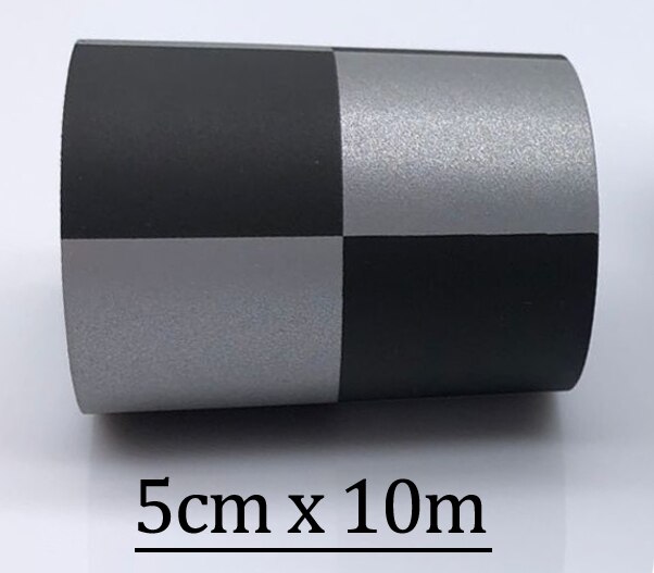 5cm width Small Square Silver Reflective Tape TC Fabric Sew on clothing: 5cmx10m