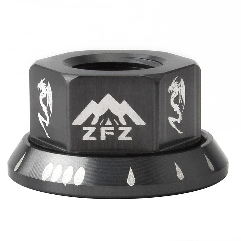 Fiets Bloem Drum Moer M8 Flens Voorwiel Achterwiel Schroef Cap 7075 Aluminium: Titanium