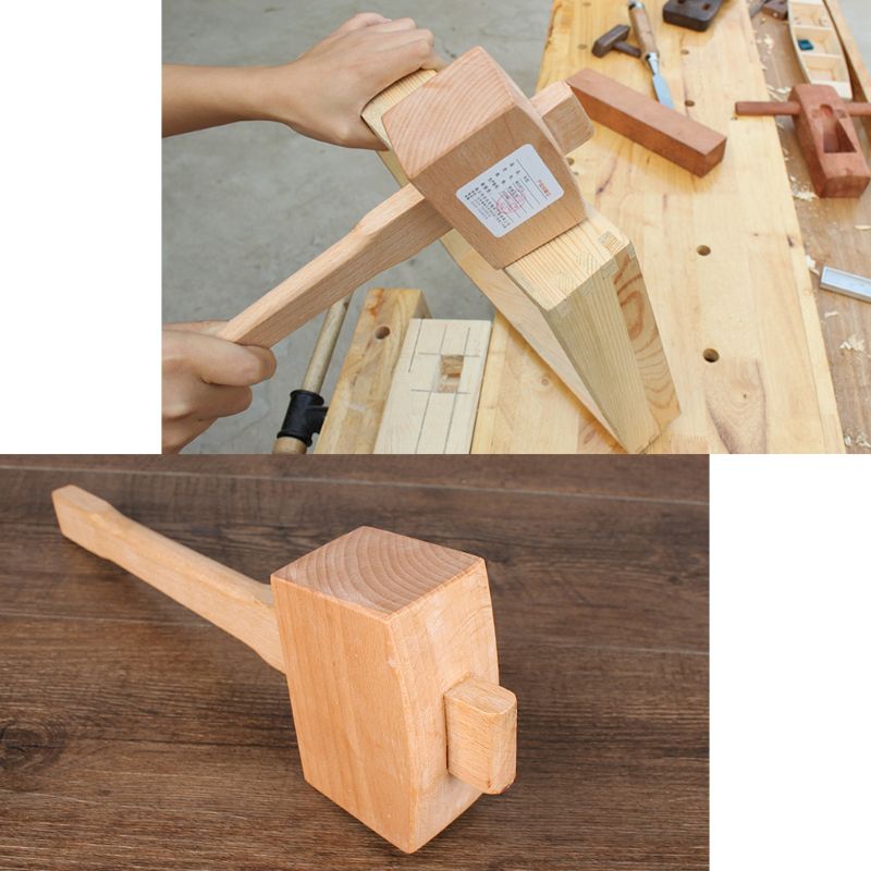 Hêtre massif marteau charpentier sculpture sur bois maillet Surface lisse travail du bois