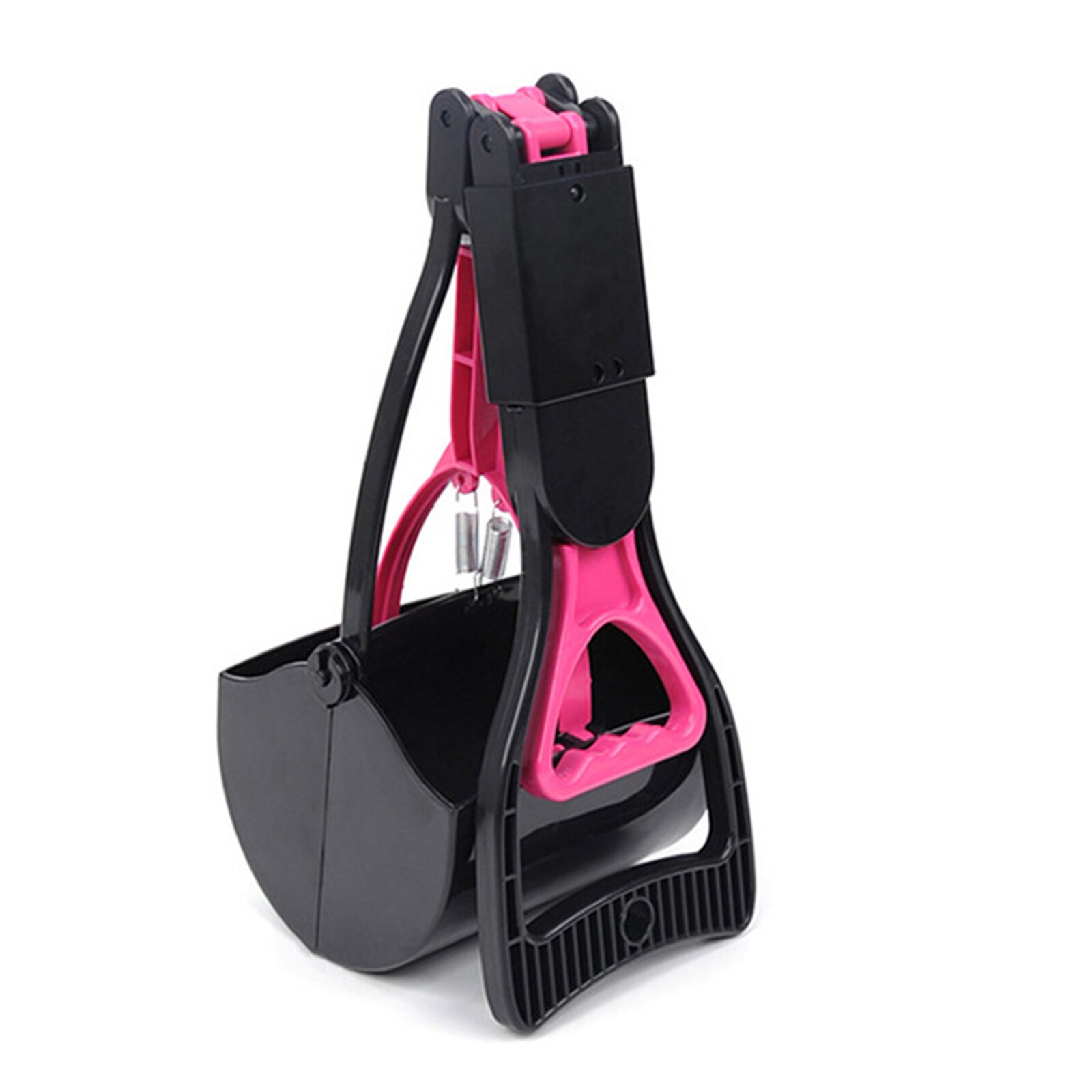 Hond Pooper Scooper Met Opvouwbare Lange Handvat Draagbare Huisdier Katten Pooper Scooper Voor Huisdieren Outdoor Gazon Travel Camping Wandelen: Pink