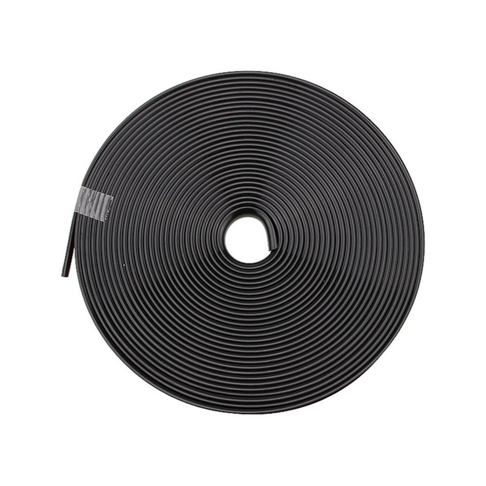 8 M Car Wheel Protection Wheel Sticker Decorative Strip Tire Protection Care Cover Boat Car Shape Modification: Black