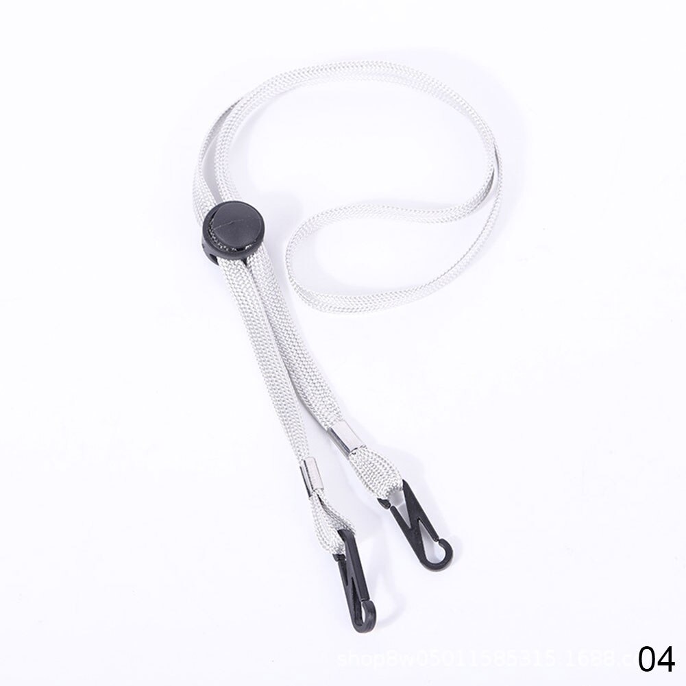 Cuerda colgante para mascarilla, cordón ajustable para máscara facial, sin huellas, dos ganchos, cadena para gafas para niños: 28
