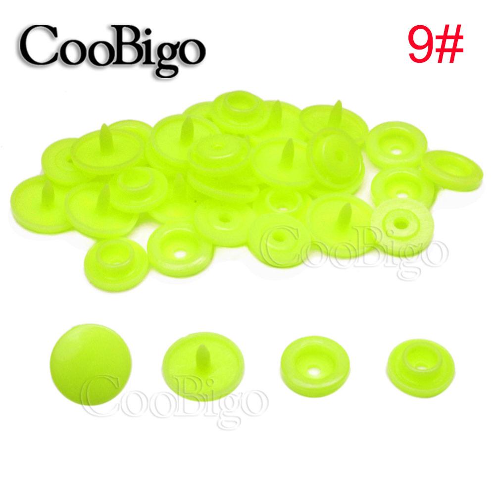 50Sets Round Plastic T5(12mm) Snaps Button Fasteners Quilt Cover Sheet Button Garment Accessories For Baby Clothes Clips: 9