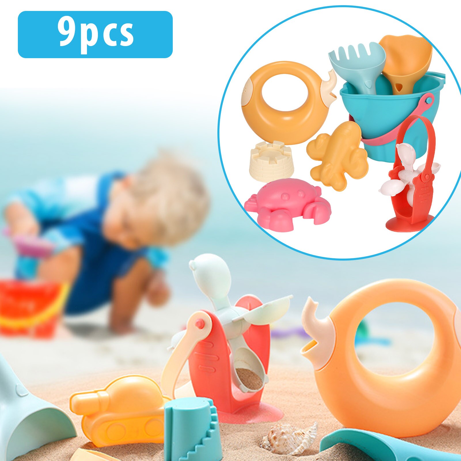 Jouet de plage,Kit de bac à sable pour enfants,jouets de plage pour