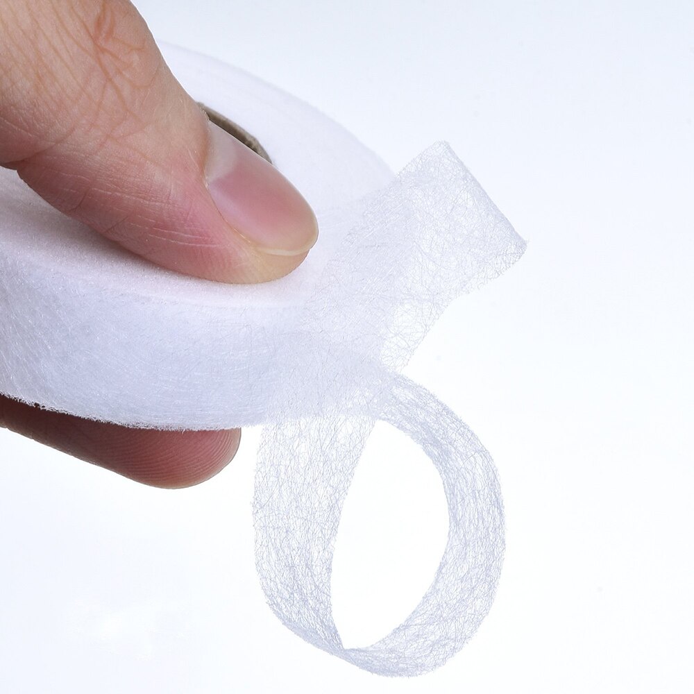 50M Opstrijkbare Zekering Zoom Tape Dubbelzijdig Geen Stitch Naaien Lijm Stof Tape voor Doek Gordijn Ijzer op Fusing Zomen Accessoires