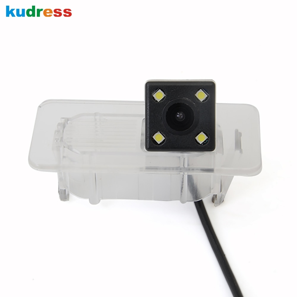 For toyota yaris hatchback Car Rear View Camera 4 LED Night Vision Backup Parking Reverse Camera Waterproof