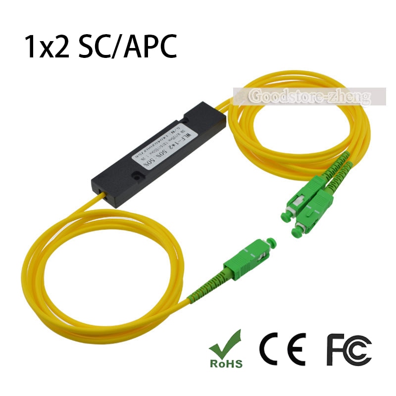 1x2 SC/APC Fiber Optic PLC Splitter Fiber splitters Fiber staartjes FBT splitters