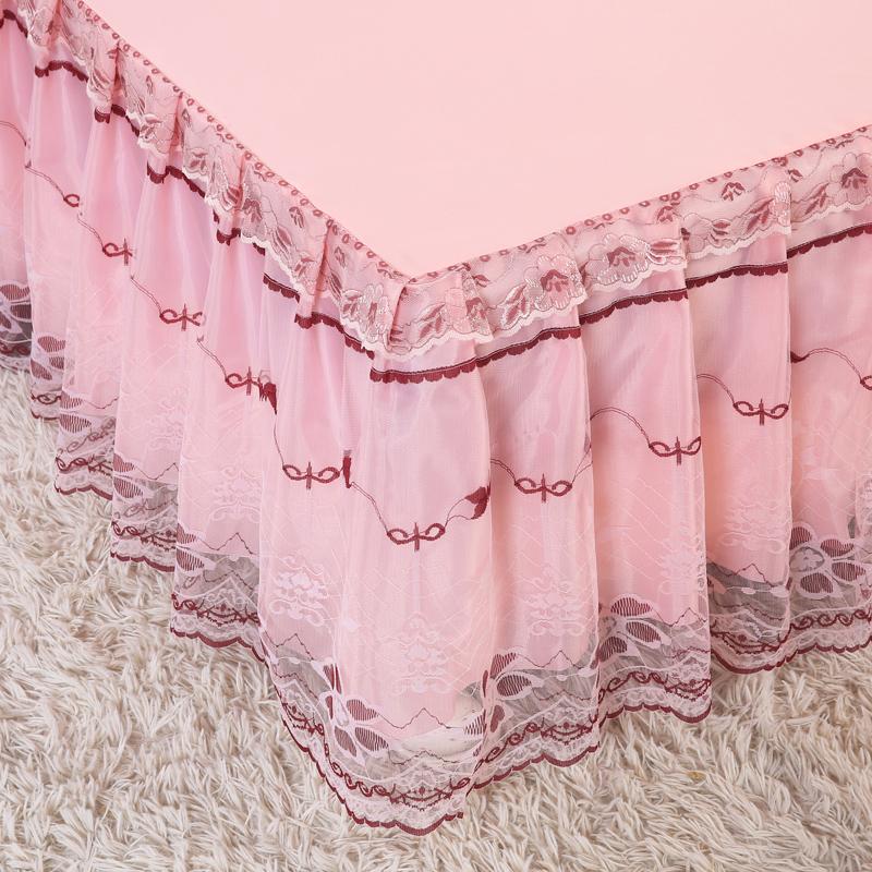 35 literie lit volants jupe-lit jupe brossé microfibre couvre lit
