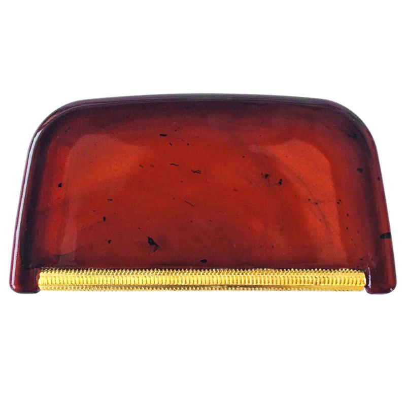 Husholdning fnug rengøring remover hår bold trimmer fuzz pilling fjernelse gadgets sweater tøj fnug blå kamme barbermaskine: 7.6 x 4.5cm rav